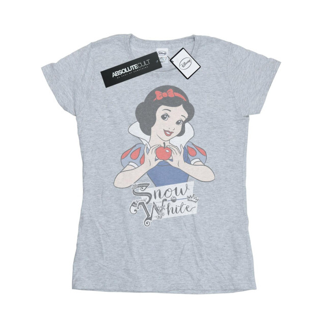 Li-cense Disney princess dames sneeuwwit appel katoenen t-shirt UTBI36905_sportsgrey large