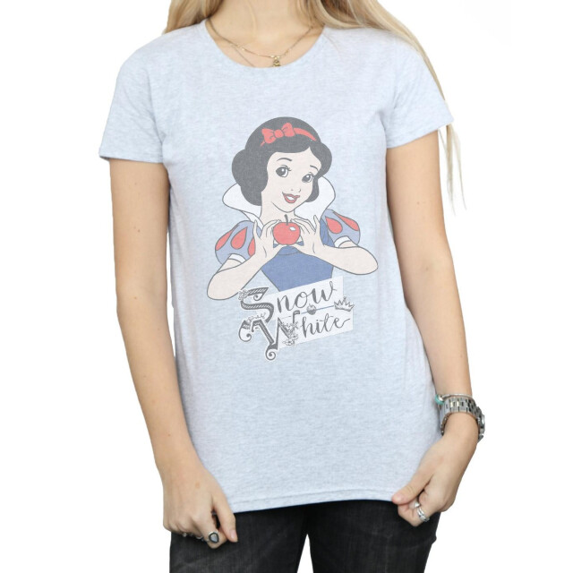 Li-cense Disney princess dames sneeuwwit appel katoenen t-shirt UTBI36905_sportsgrey large