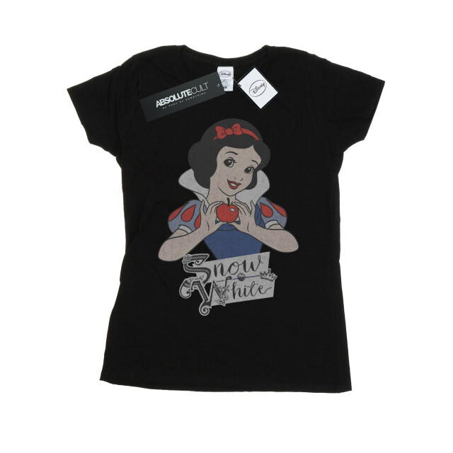 Li-cense Disney princess dames sneeuwwit appel katoenen t-shirt UTBI36905_black large