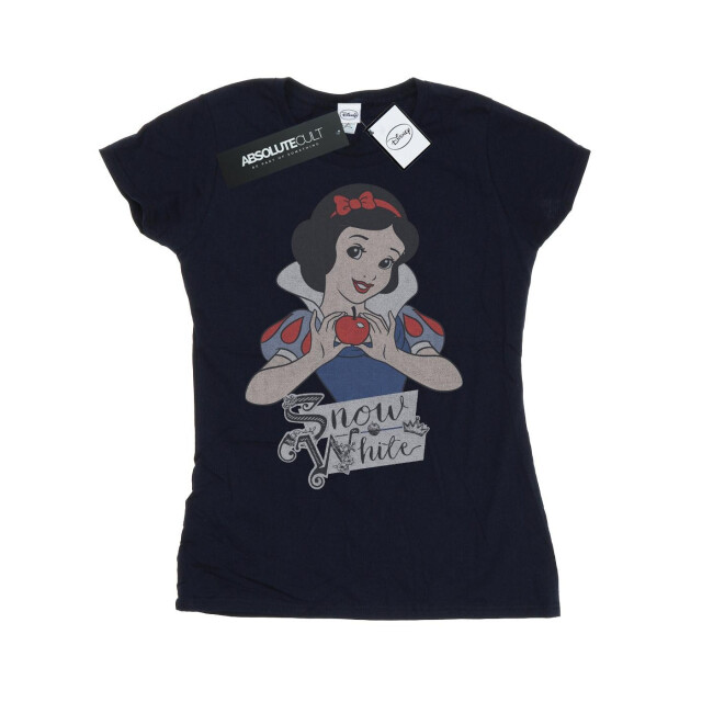 Li-cense Disney princess dames sneeuwwit appel katoenen t-shirt UTBI36905_navyblue large