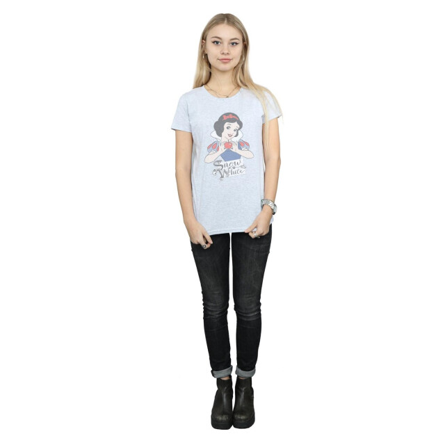 Li-cense Disney princess dames sneeuwwit appel katoenen t-shirt UTBI36905_sportsgrey large