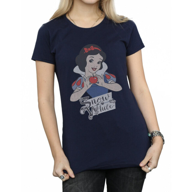 Li-cense Disney princess dames sneeuwwit appel katoenen t-shirt UTBI36905_navyblue large