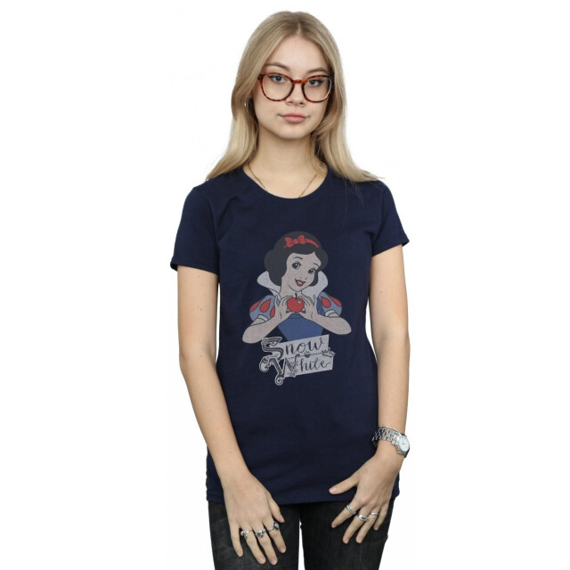 Li-cense Disney princess dames sneeuwwit appel katoenen t-shirt UTBI36905_navyblue large
