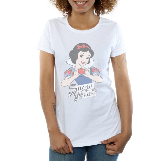 Li-cense Disney princess dames sneeuw appel katoenen t-shirt UTBI36905_white large