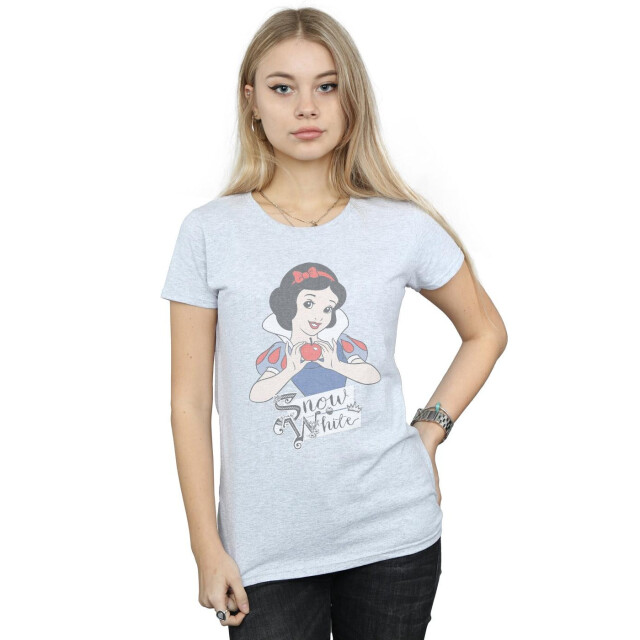 Li-cense Disney princess dames sneeuwwit appel katoenen t-shirt UTBI36905_sportsgrey large