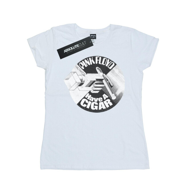 Li-cense Pink floyd dames have a cigar katoenen t-shirt UTBI36628_white large