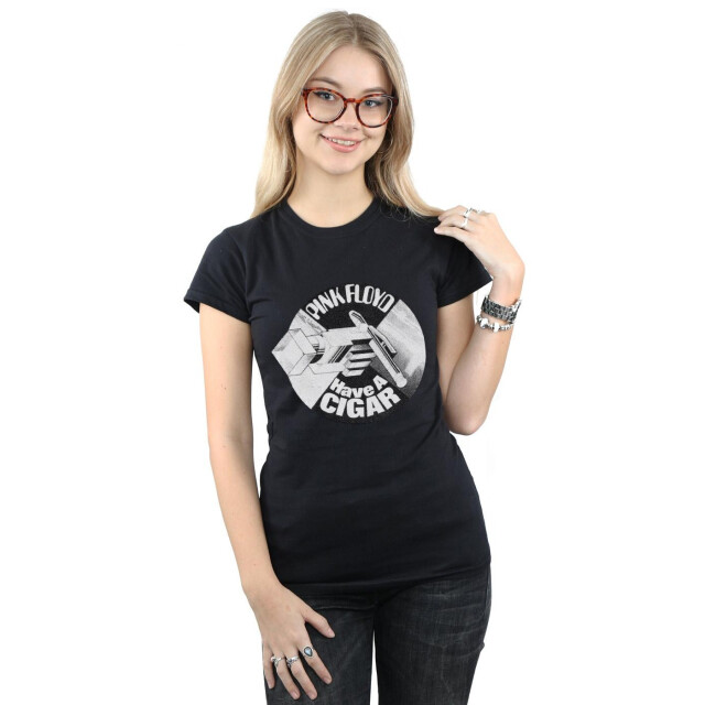 Li-cense Pink floyd dames have a cigar katoenen t-shirt UTBI36628_black large