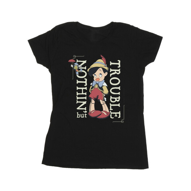 Li-cense Disney dames pinokkio niets dan problemen katoenen t-shirt UTBI36725_black large