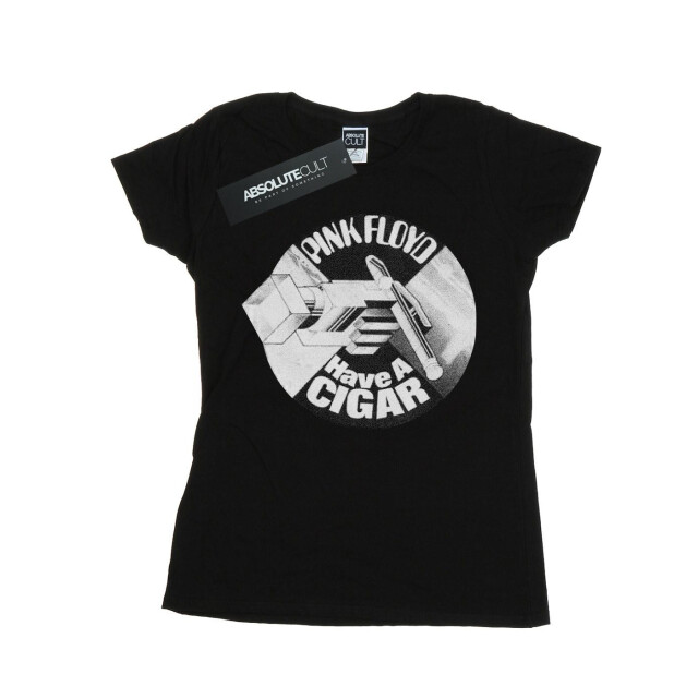 Li-cense Pink floyd dames have a cigar katoenen t-shirt UTBI36628_black large