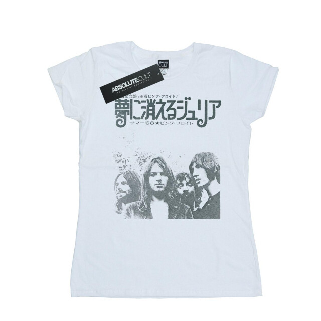 Li-cense Pink floyd dames julia dream summer 86 katoenen t-shirt UTBI36645_white large