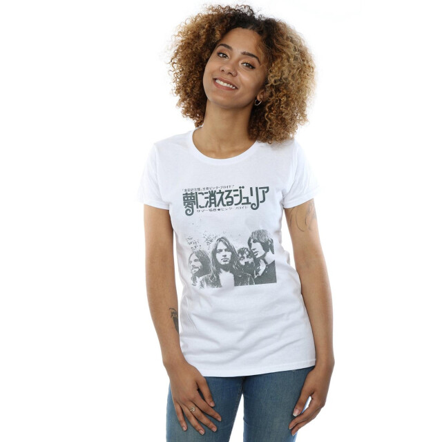 Li-cense Pink floyd dames julia dream summer 86 katoenen t-shirt UTBI36645_white large