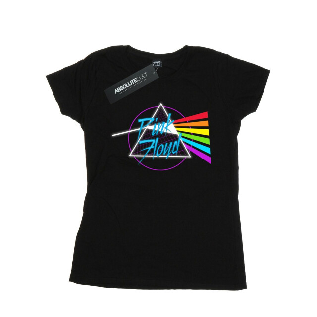 Li-cense Pink floyd dames neon darkside katoenen t-shirt UTBI36626_black large