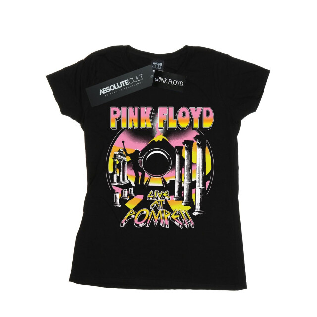 Li-cense Pink floyd dames live at pompeii vulkaan t-shirt katoen UTBI36694_black large