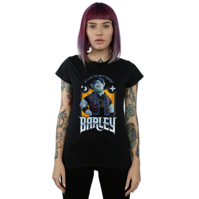 Li-cense Disney dames onward barley pose katoenen t-shirt UTBI36559_black large