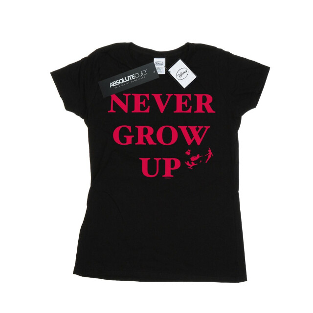 Li-cense Disney dames peter pan wordt nooit volwassen katoenen t-shirt UTBI36581_black large