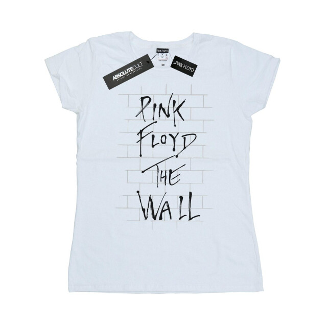 Li-cense Pink floyd dames the wall katoenen t-shirt UTBI36624_white large