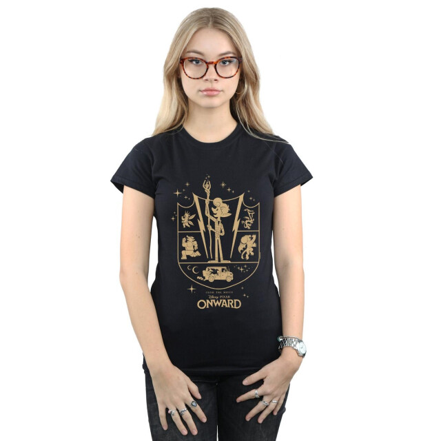 Li-cense Disney dames onward quest crest katoenen t-shirt UTBI36534_black large