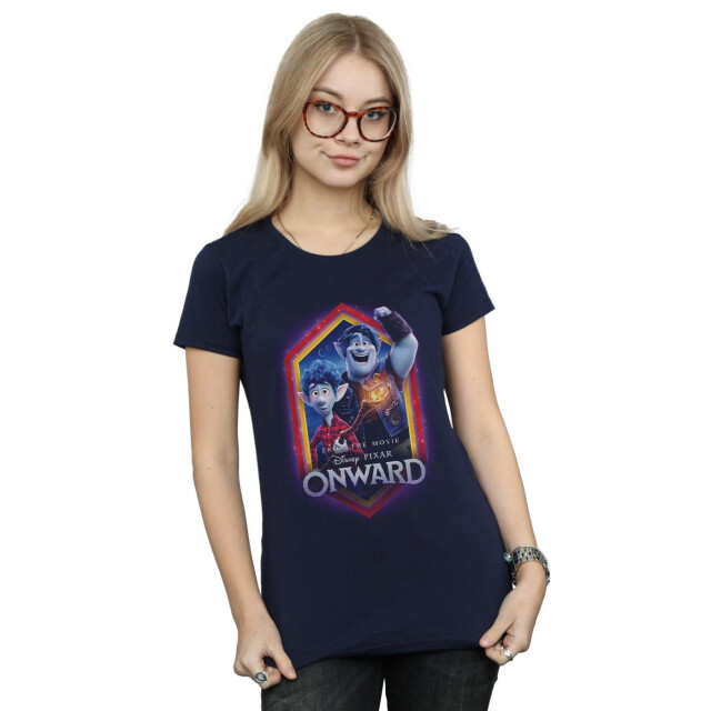 Li-cense Disney dames onward brothers crest katoenen t-shirt UTBI36514_navyblue large