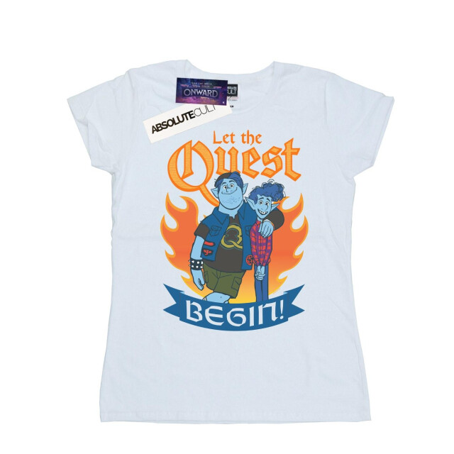Li-cense Disney dames onward let the quest begin katoenen t-shirt UTBI36494_white large