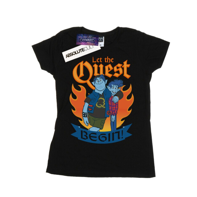 Li-cense Disney dames onward let the quest begin katoenen t-shirt UTBI36494_black large