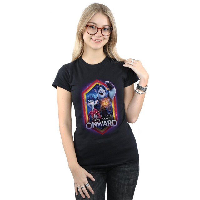 Li-cense Disney dames onward brothers crest katoenen t-shirt UTBI36514_black large