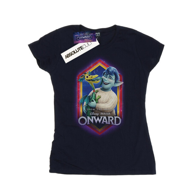 Li-cense Disney dames onward laurel and y crest katoenen t-shirt UTBI36515_navyblue large