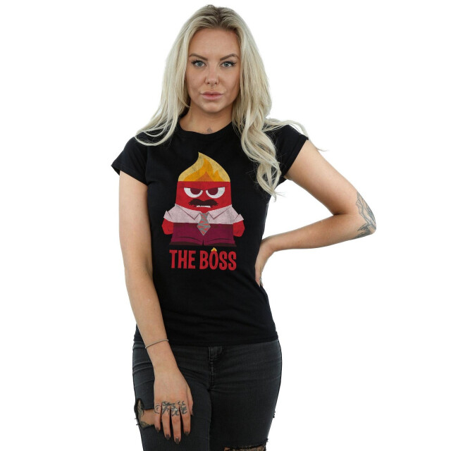 Li-cense Disney dames inside out boosheid de baas katoenen t-shirt UTBI36445_black large