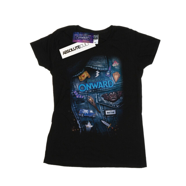 Li-cense Disney dames onward jasje detail katoenen t-shirt UTBI36473_black large