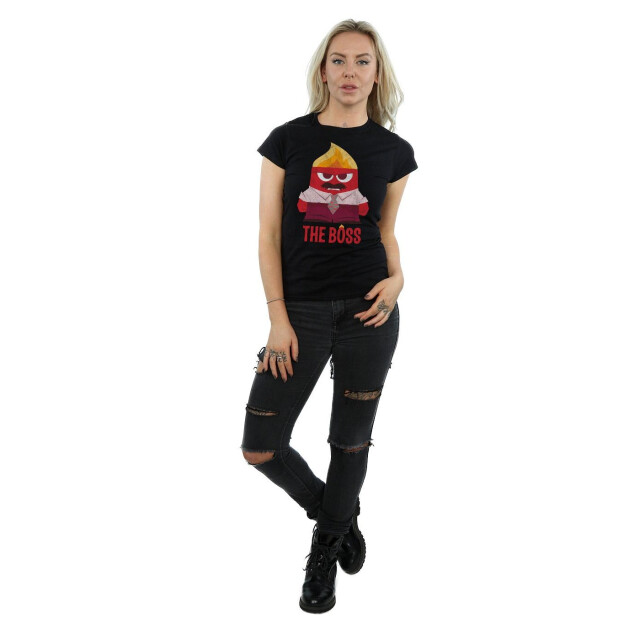 Li-cense Disney dames inside out boosheid de baas katoenen t-shirt UTBI36445_black large
