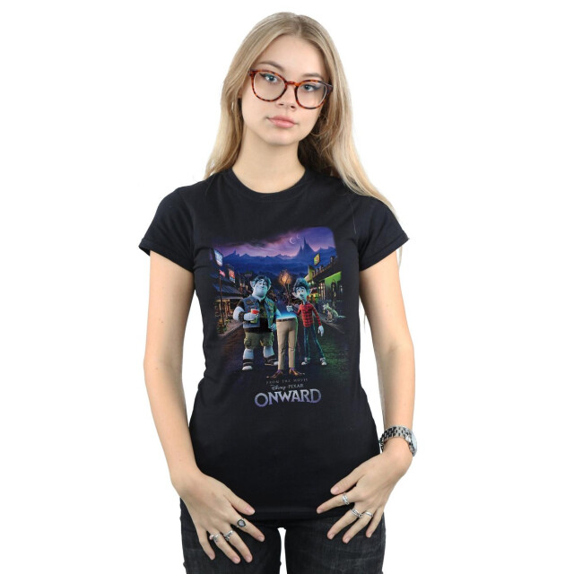 Li-cense Disney dames onward character poster katoenen t-shirt UTBI36471_black large