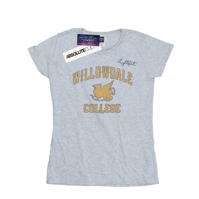 Li-cense Disney dames onward willowdale college katoenen t-shirt UTBI36495_sportsgrey large