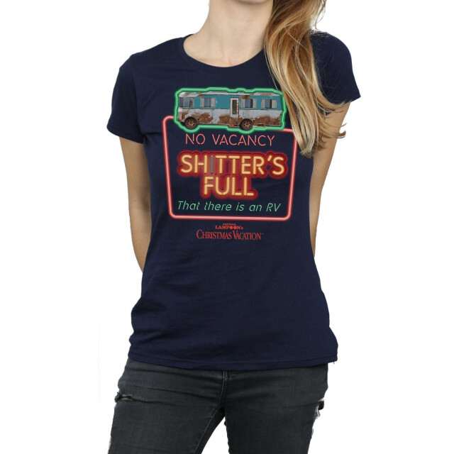 Li-cense National lampoon´s christmas vacation dames geen vacature katoenen t-shirt UTBI36204_navyblue large