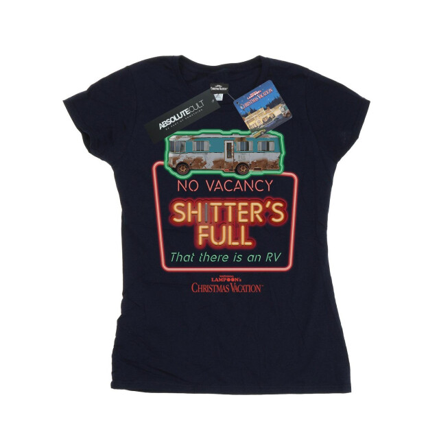 Li-cense National lampoon´s christmas vacation dames geen vacature katoenen t-shirt UTBI36204_navyblue large
