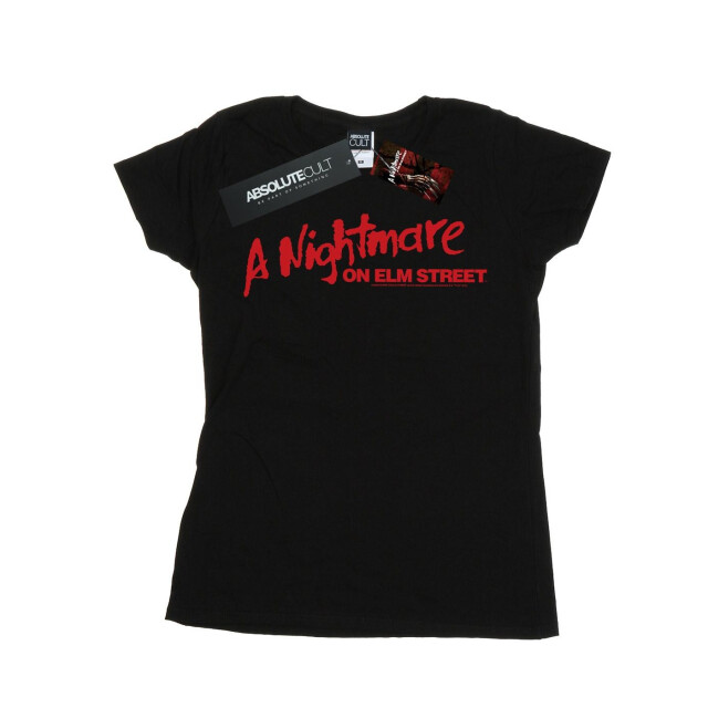 Li-cense A nightmare on elm street dames rood logo katoenen t-shirt UTBI36122_black large