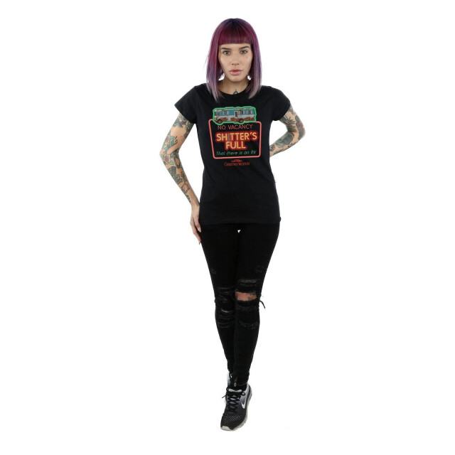 Li-cense National lampoon´s christmas vacation dames geen vacature katoenen t-shirt UTBI36204_black large