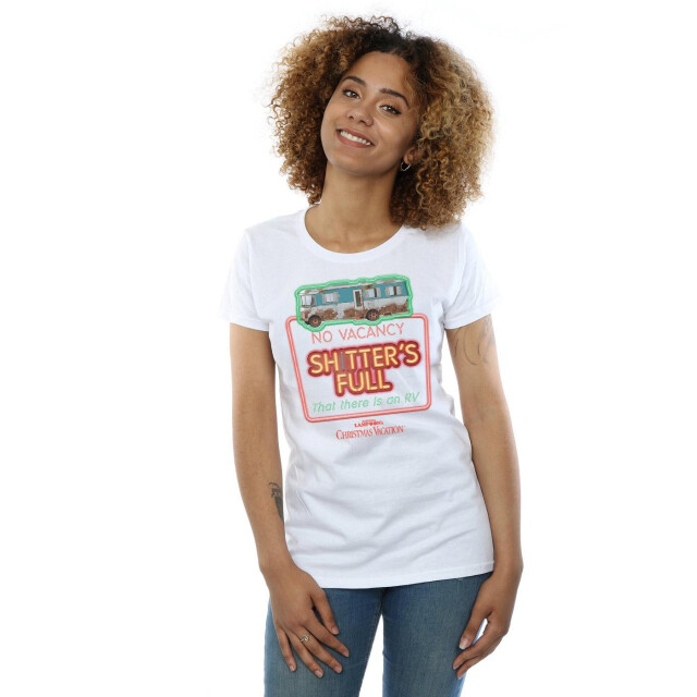 Li-cense National lampoon´s christmas vacation dames geen vacature katoenen t-shirt UTBI36204_white large