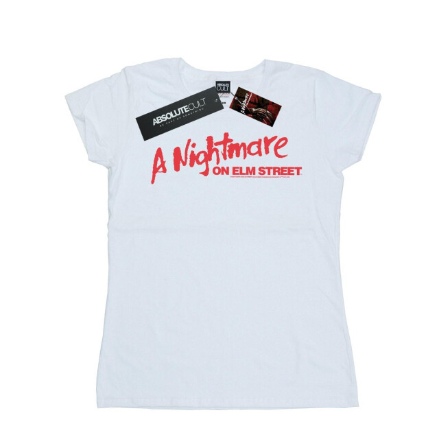 Li-cense A nightmare on elm street dames rood logo katoenen t-shirt UTBI36122_white large