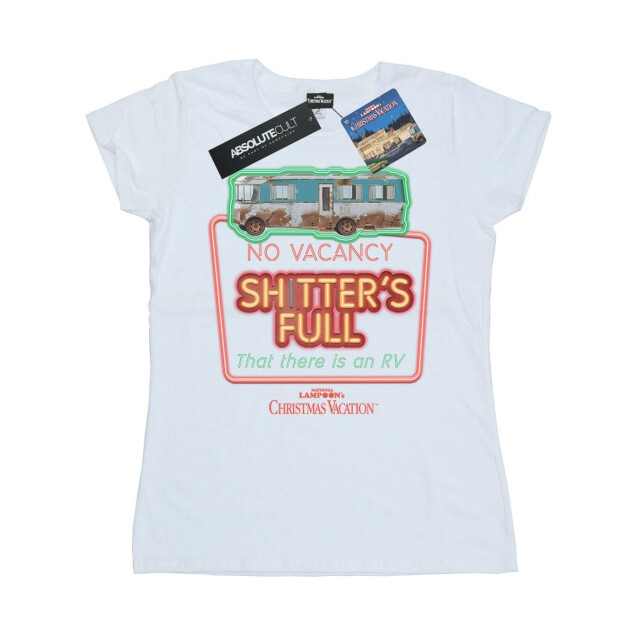 Li-cense National lampoon´s christmas vacation dames geen vacature katoenen t-shirt UTBI36204_white large
