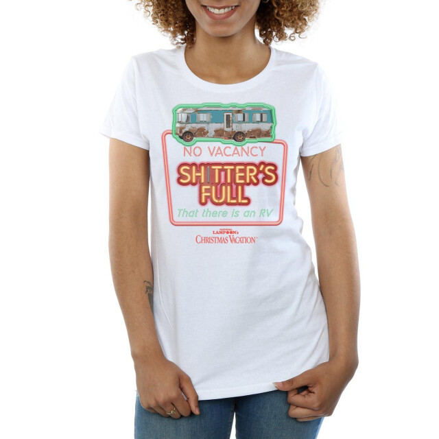 Li-cense National lampoon´s christmas vacation dames geen vacature katoenen t-shirt UTBI36204_white large