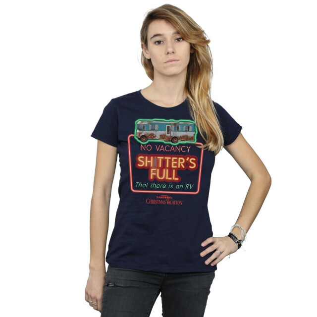 Li-cense National lampoon´s christmas vacation dames geen vacature katoenen t-shirt UTBI36204_navyblue large