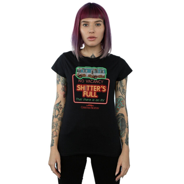 Li-cense National lampoon´s christmas vacation dames geen vacature katoenen t-shirt UTBI36204_black large