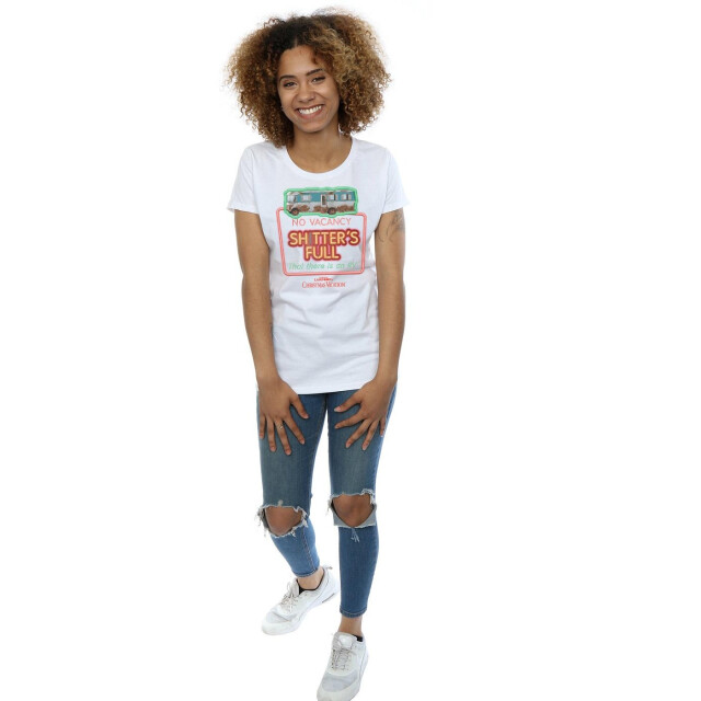Li-cense National lampoon´s christmas vacation dames geen vacature katoenen t-shirt UTBI36204_white large