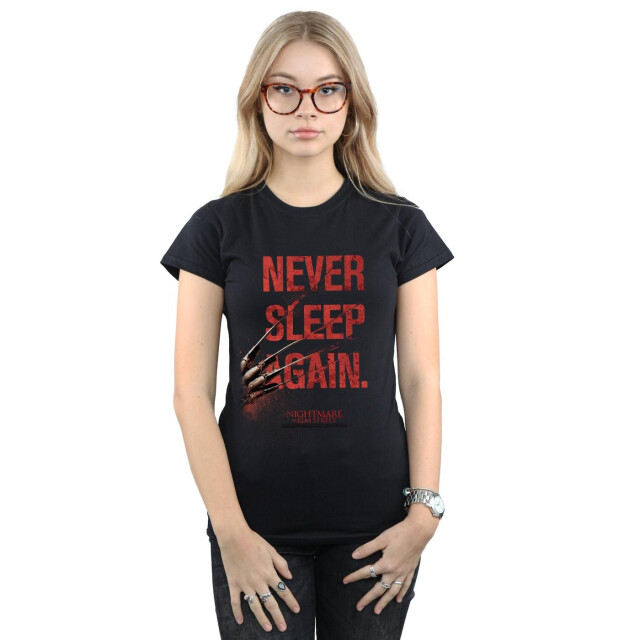 Li-cense A nightmare on elm street dames nooit meer slapen katoenen t-shirt UTBI36175_black large
