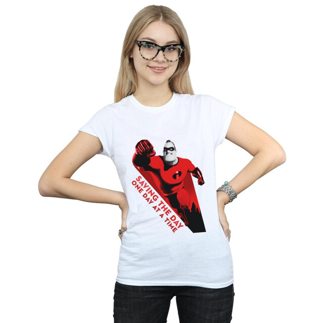 Li-cense Disney dames the incredibles saving the day katoenen t-shirt UTBI35927_white large