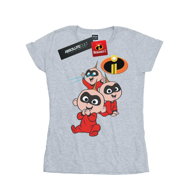 Li-cense Disney dames the incredibles jak jak katoenen t-shirt UTBI35926_sportsgrey large