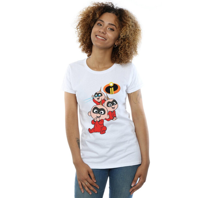 Li-cense Disney dames the incredibles jak jak katoenen t-shirt UTBI35926_white large