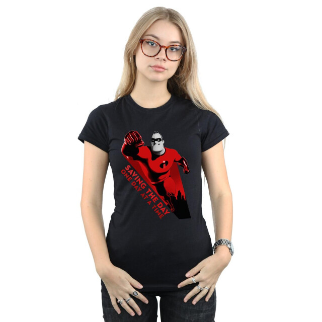 Li-cense Disney dames the incredibles saving the day katoenen t-shirt UTBI35927_black large