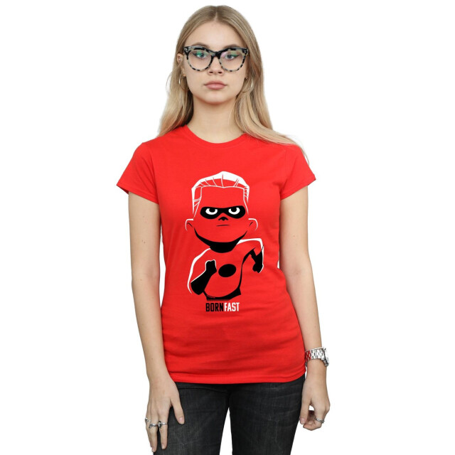 Li-cense Disney dames incredibles 2 incredible son katoenen t-shirt UTBI35949_red large