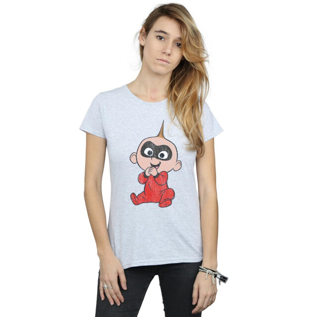 Li-cense Disney dames incredibles 2 jack katoenen t-shirt UTBI35976_sportsgrey large