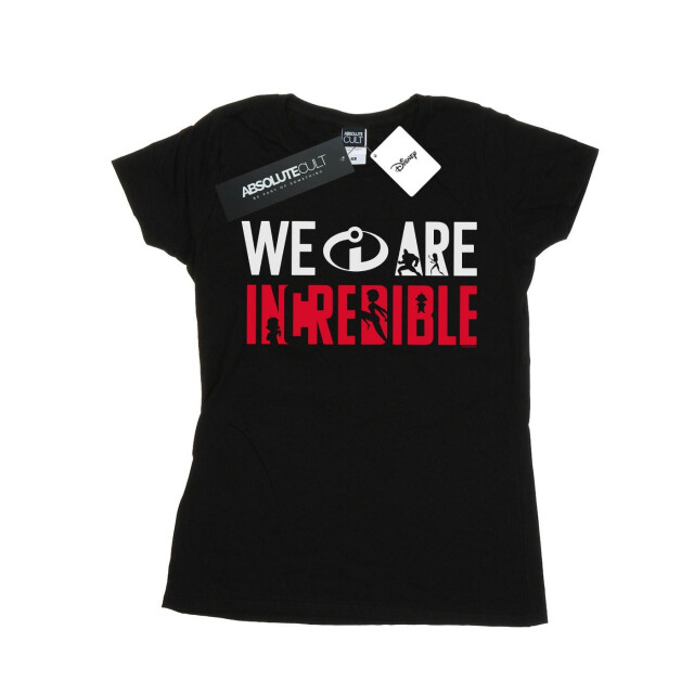 Li-cense Disney dames incredibles 2 we are incredible katoenen t-shirt UTBI35978_black large